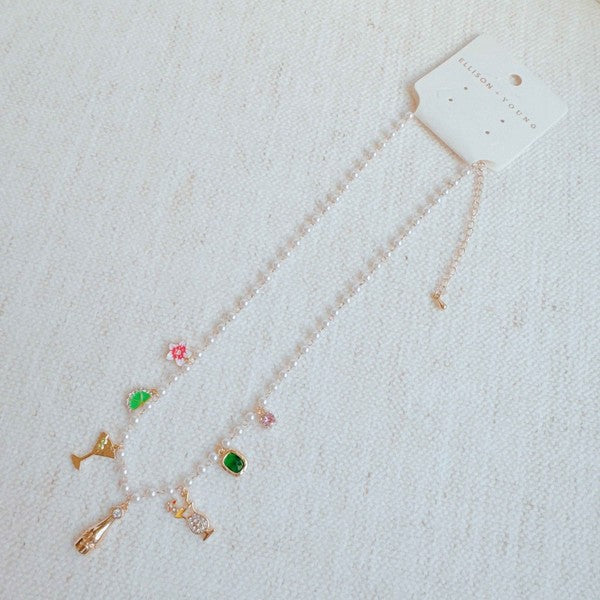 Let's Celebrate Multi Charm Necklace