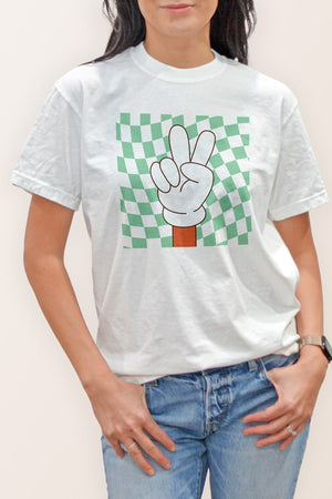 Groovy Hippie 70s Garment Dye Graphic Tee