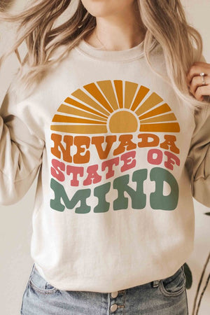 NEVADA STATE OF MIND Graphic Sweatshirt