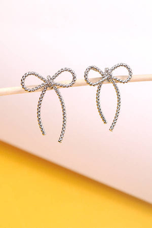 Rope Me In Bow Earring