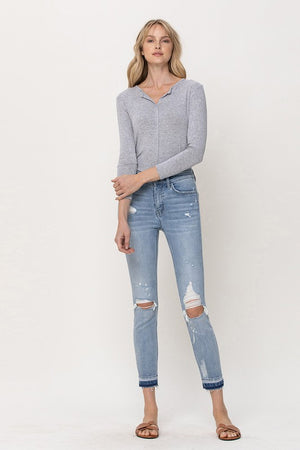 High Stepper Crop Ankle Denim