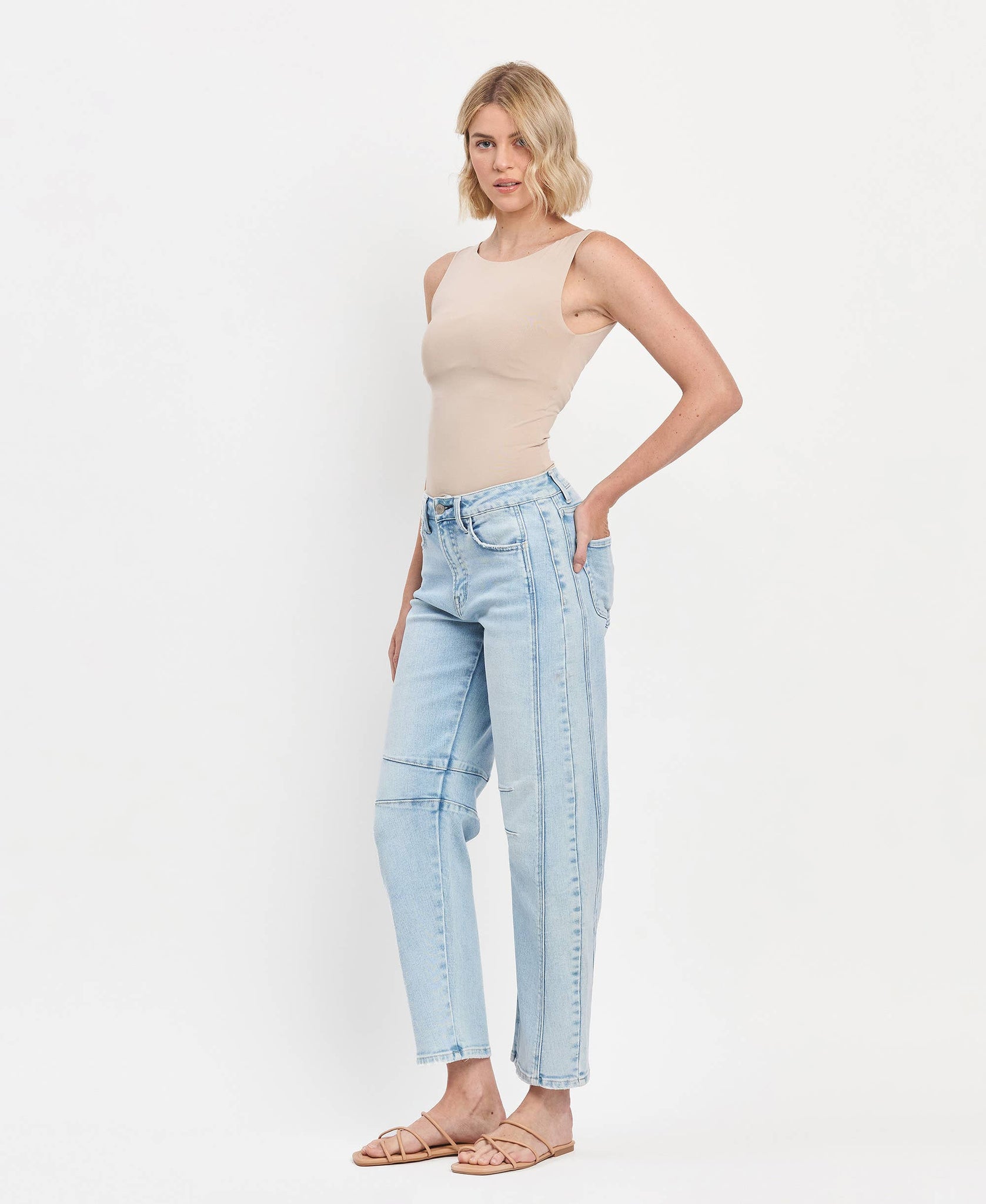 Come On Cowgirl Cropped Barrel Jean