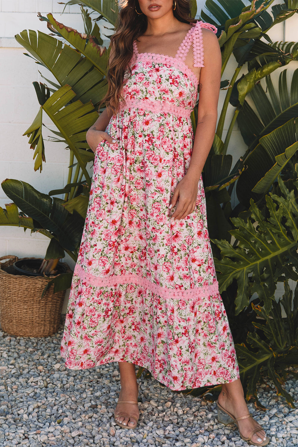 Tea Time Floral Maxi Dress