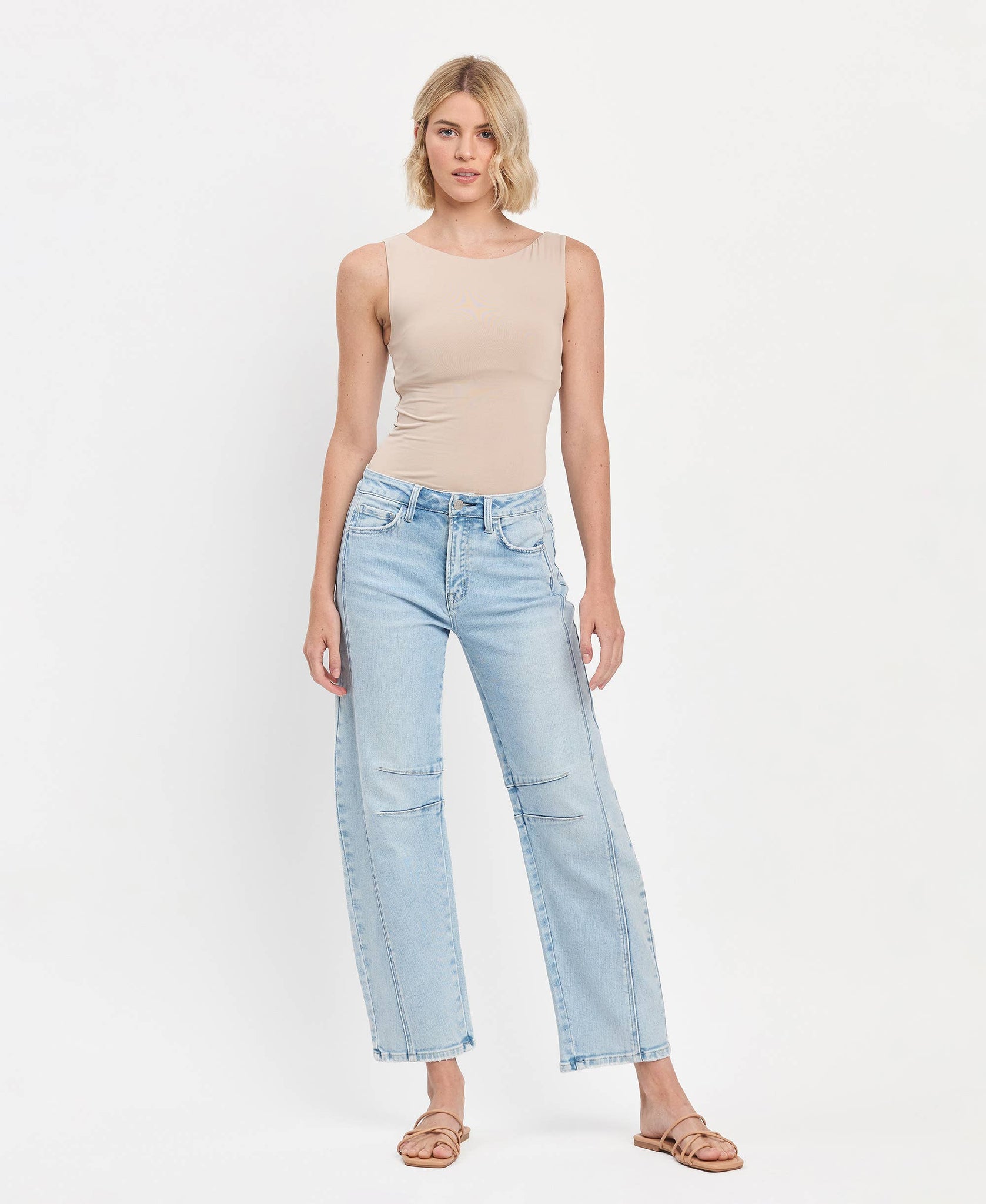 Come On Cowgirl Cropped Barrel Jean