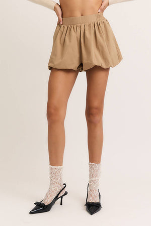 Set the Date Poplin Skort