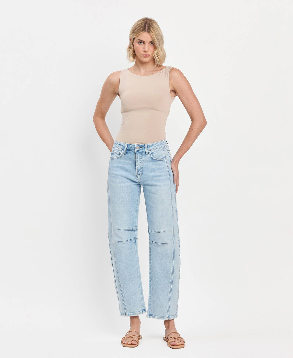 Come On Cowgirl Cropped Barrel Jean