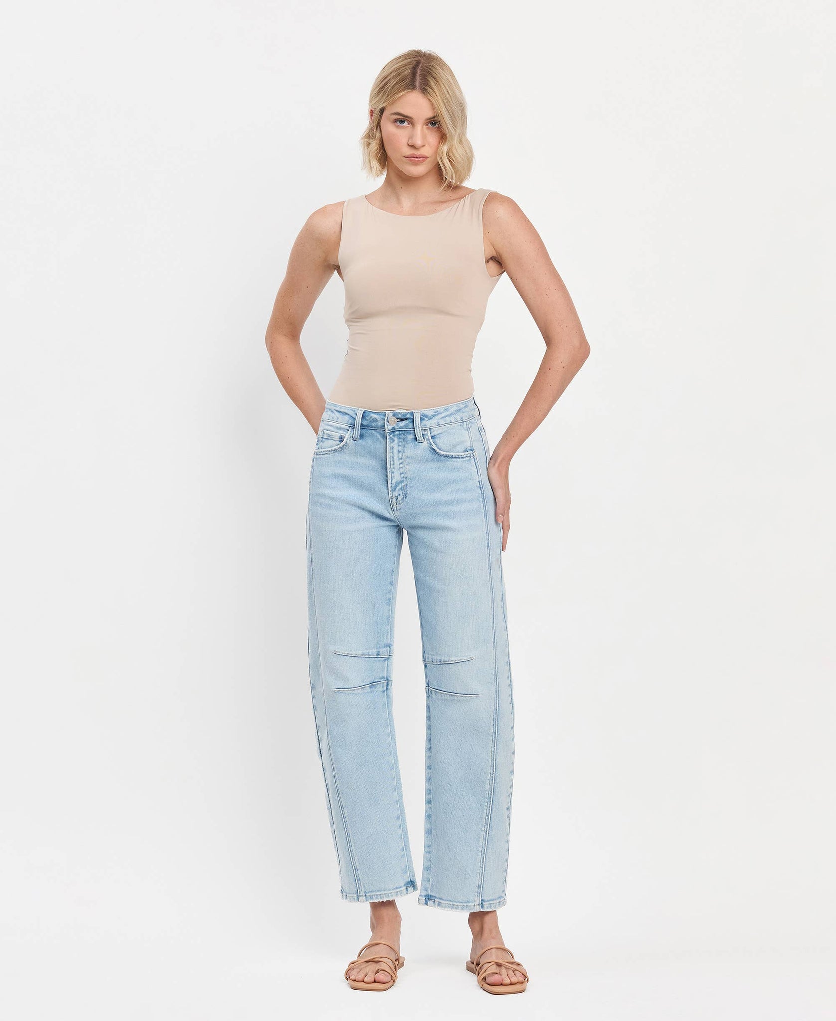 Come On Cowgirl Cropped Barrel Jean