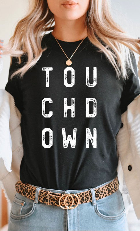 Retro Touchdown Graphic Tee in PLUS