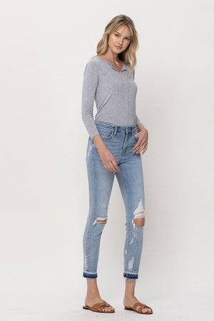 High Stepper Crop Ankle Denim