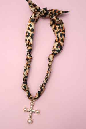 HANDMADE SCARF CHARM NECKLACE