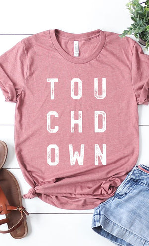 Retro Touchdown Graphic Tee in PLUS