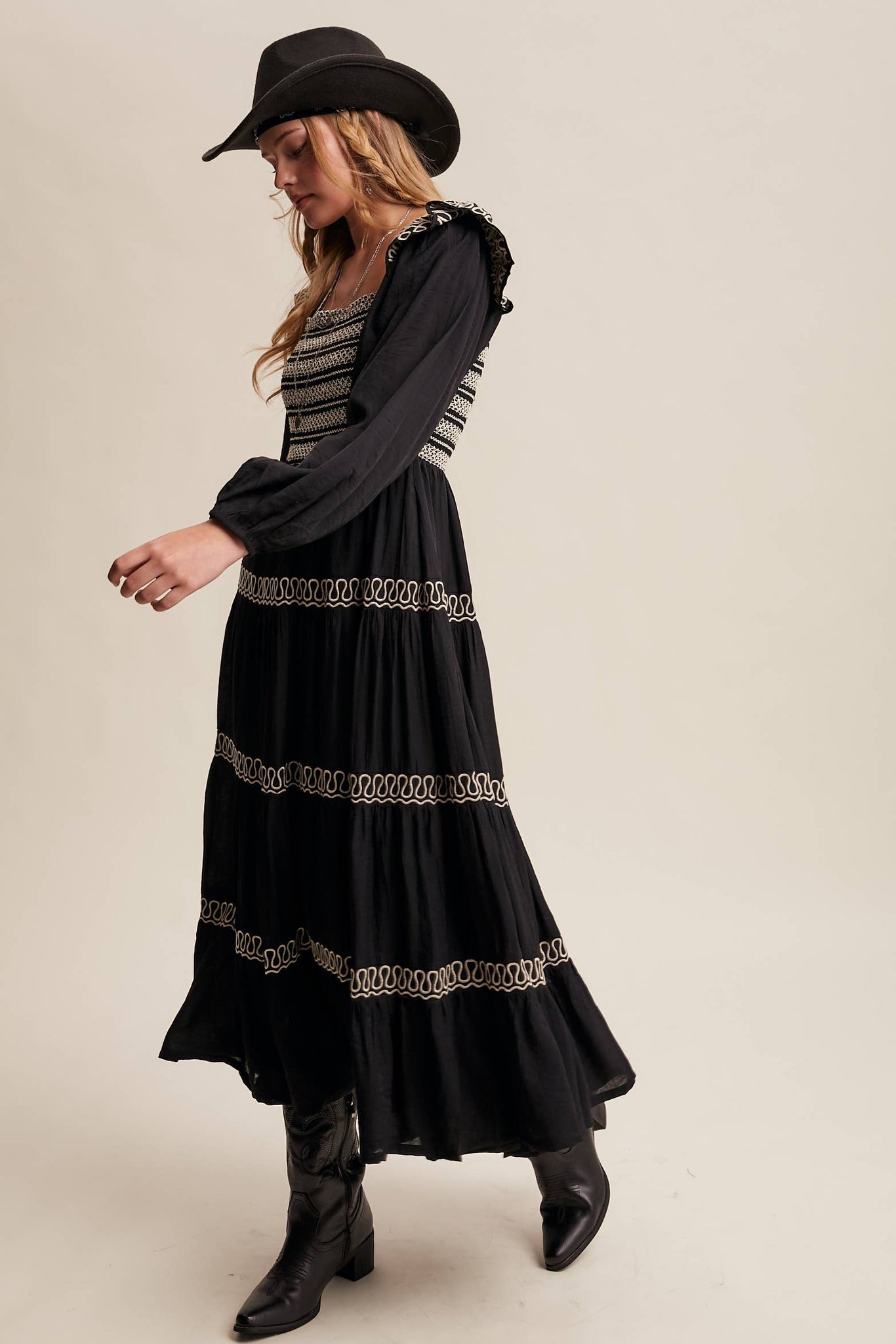 Lonesome Dove Western Smocked Dress