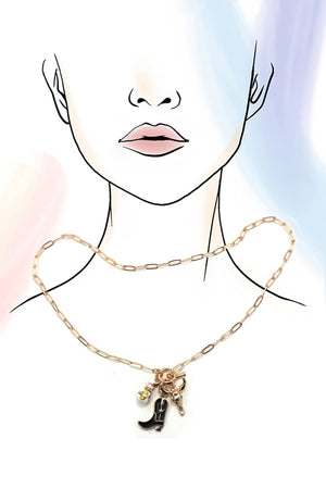 WESTERN CHARM TOGGLE NECKLACE