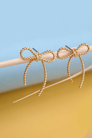 Rope Me In Bow Earring