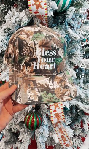 Bless Your Heart Camo Dad Hat