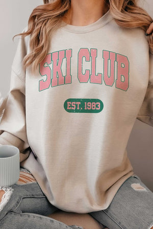 Ski Club EST 1983 Graphic Sweatshirt