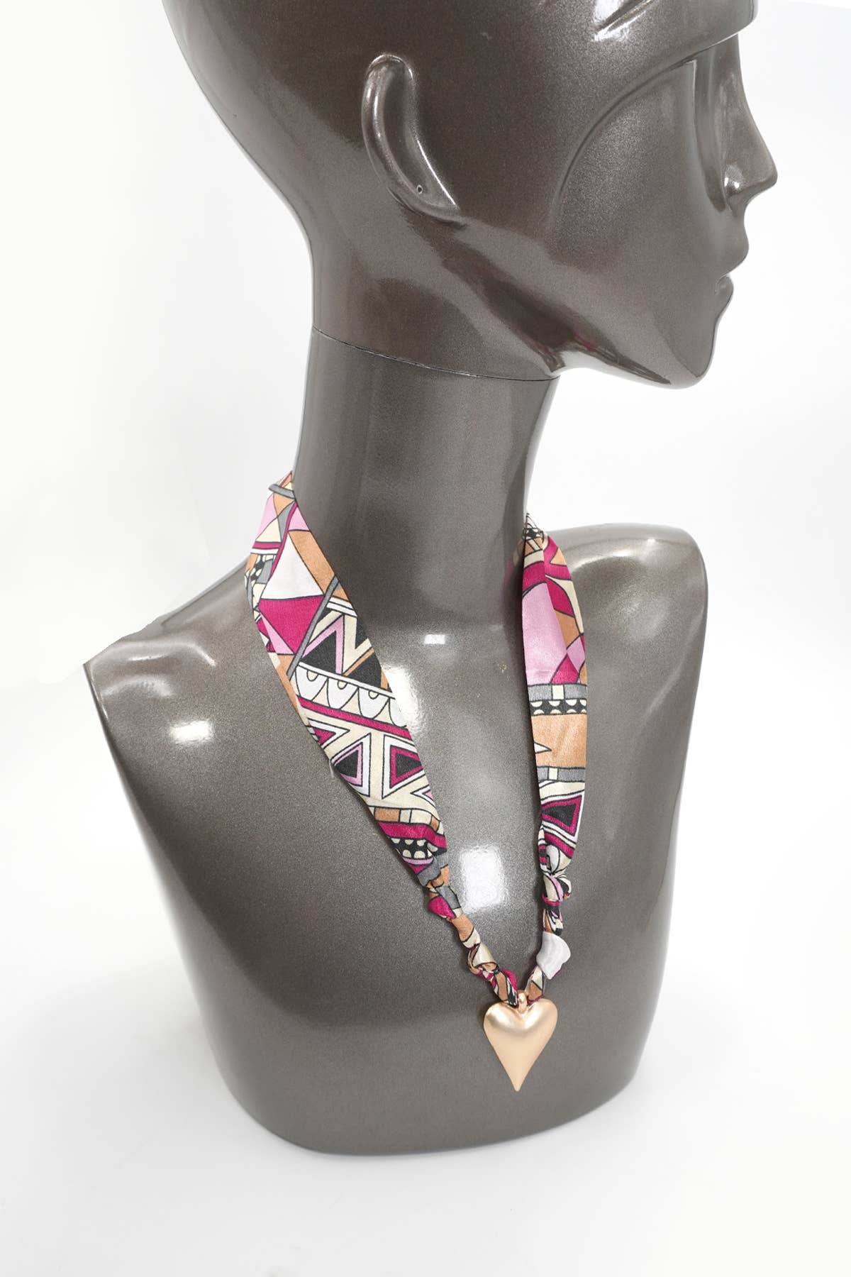 HANDMADE SCARF CHARM NECKLACE