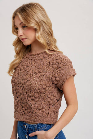Little Spouse Sweater Top in Cream