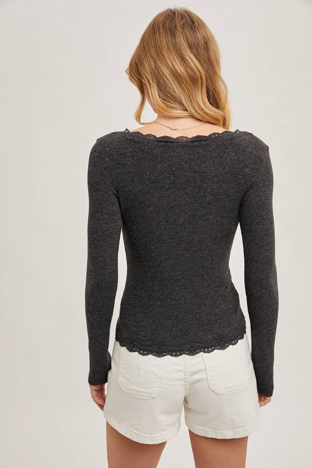 You Look Like You Love Me Lace Trimmed Cardigan