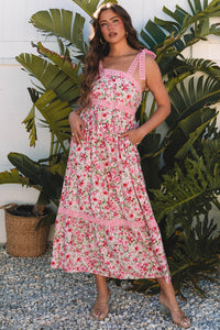 Tea Time Floral Maxi Dress