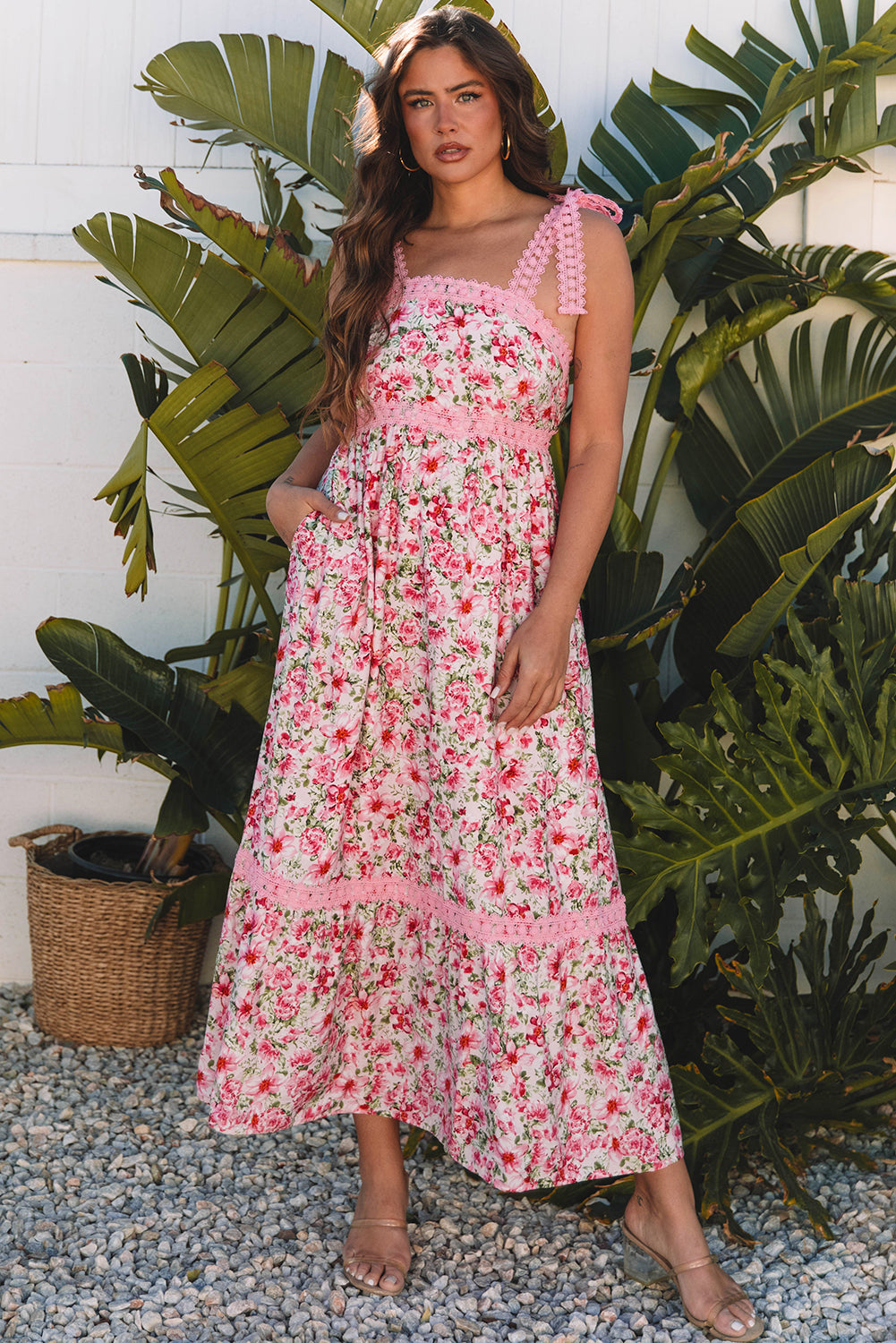 Tea Time Floral Maxi Dress