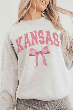 KANSAS BOW Graphic Sweatshirt