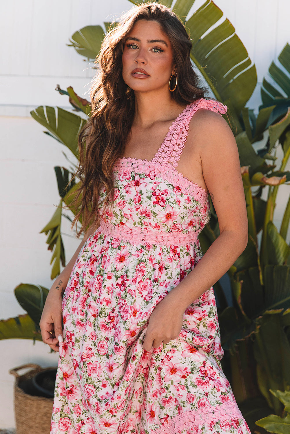 Tea Time Floral Maxi Dress