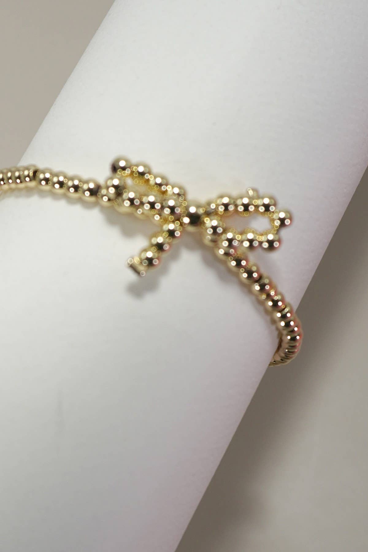18K STAINLESS STEEL TARNISH FREE BOW BRACELET
