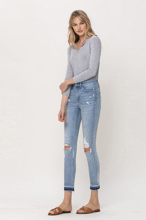 High Stepper Crop Ankle Denim