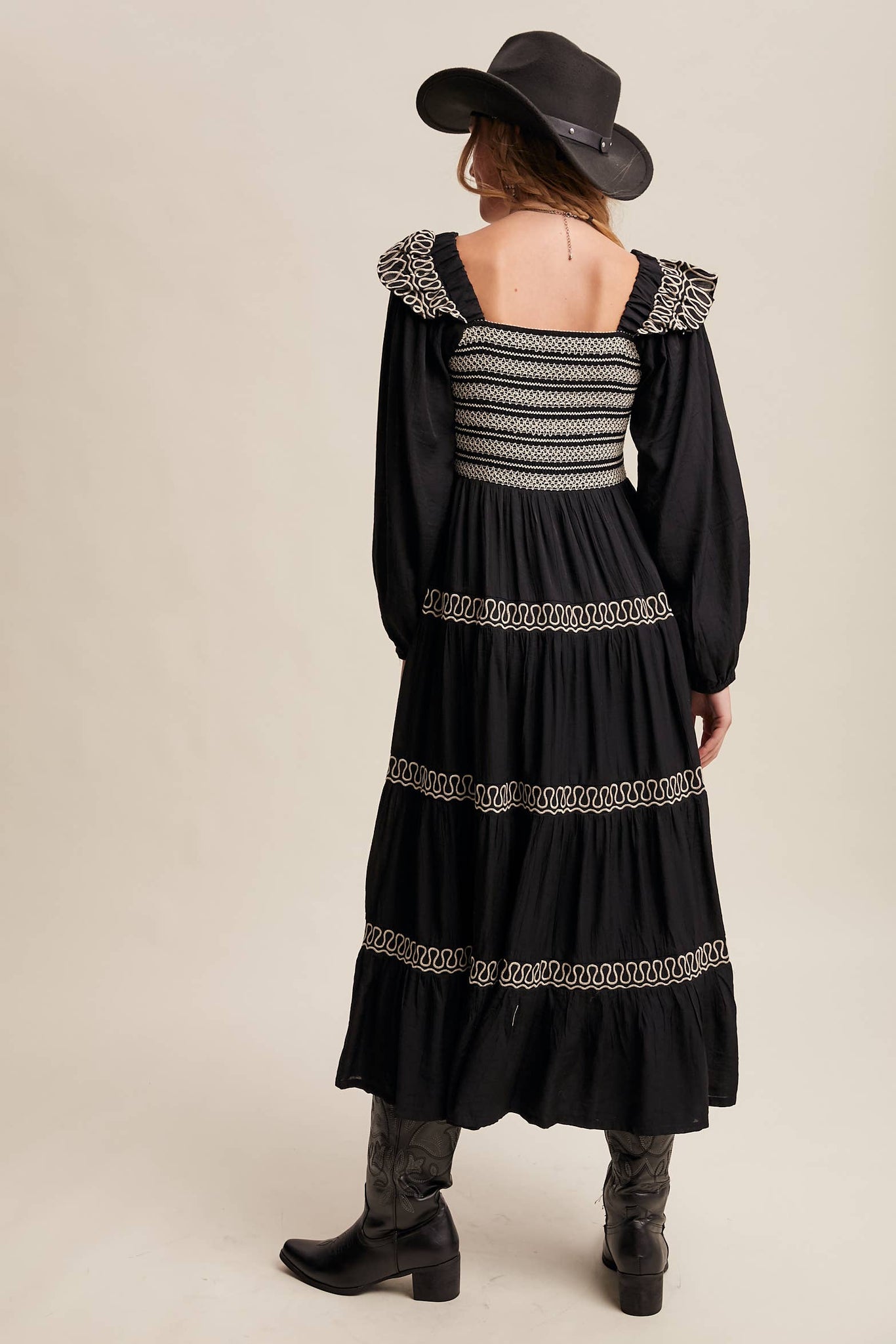 Lonesome Dove Western Smocked Dress