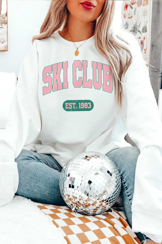 Ski Club EST 1983 Graphic Sweatshirt