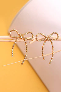 Rope Me In Bow Earring