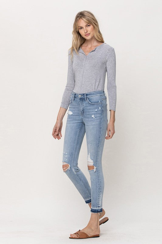 High Stepper Crop Ankle Denim