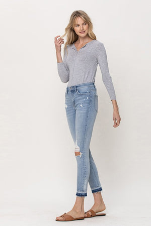 High Stepper Crop Ankle Denim