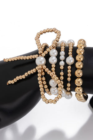 Signed Sealed and Delivered Bow Bracelet Stack