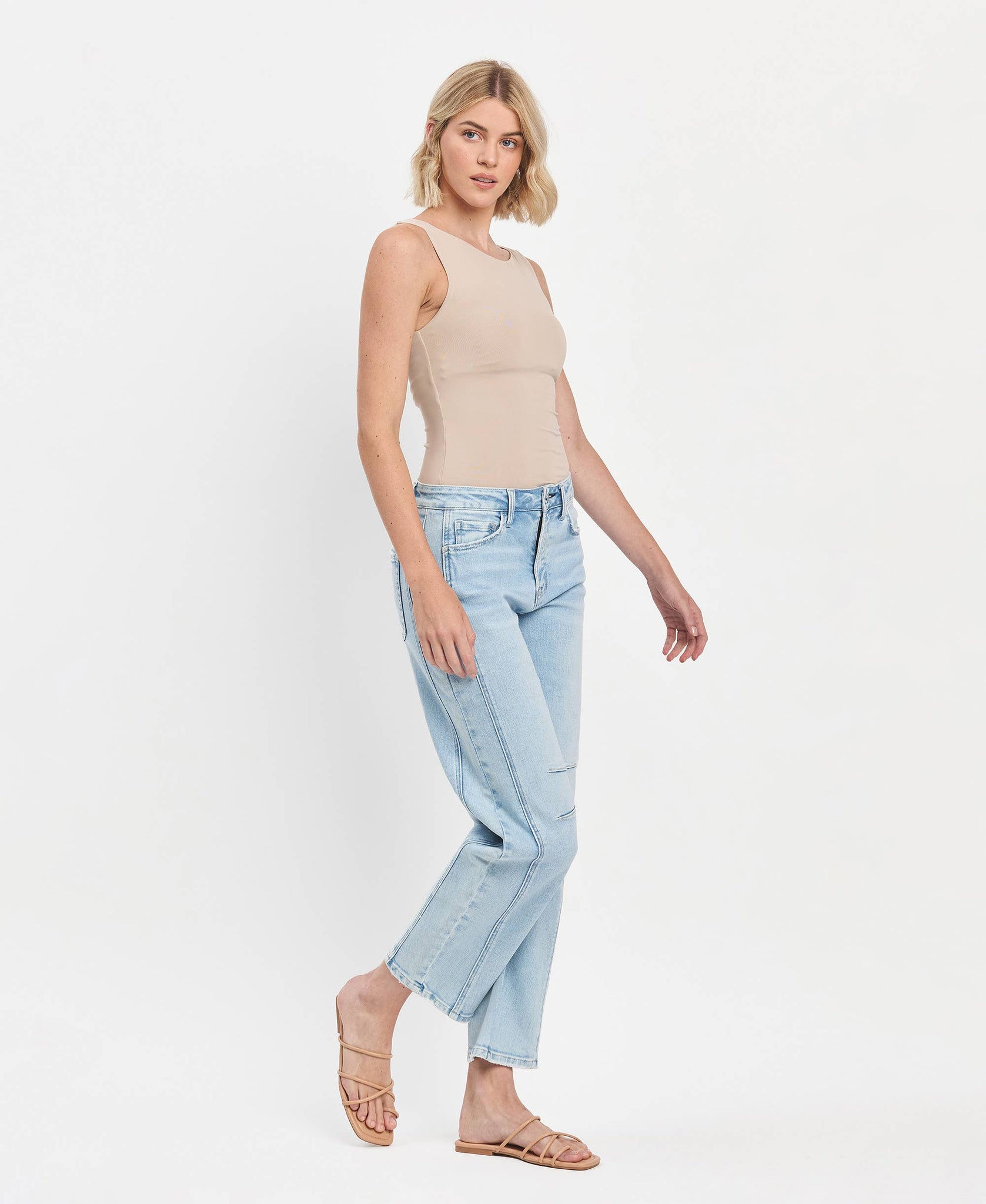 Come On Cowgirl Cropped Barrel Jean