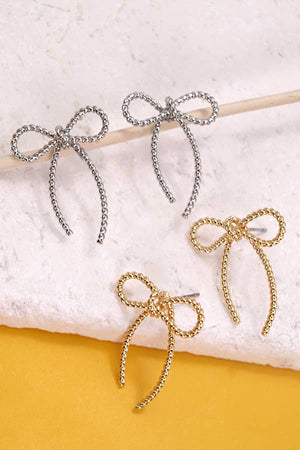Rope Me In Bow Earring