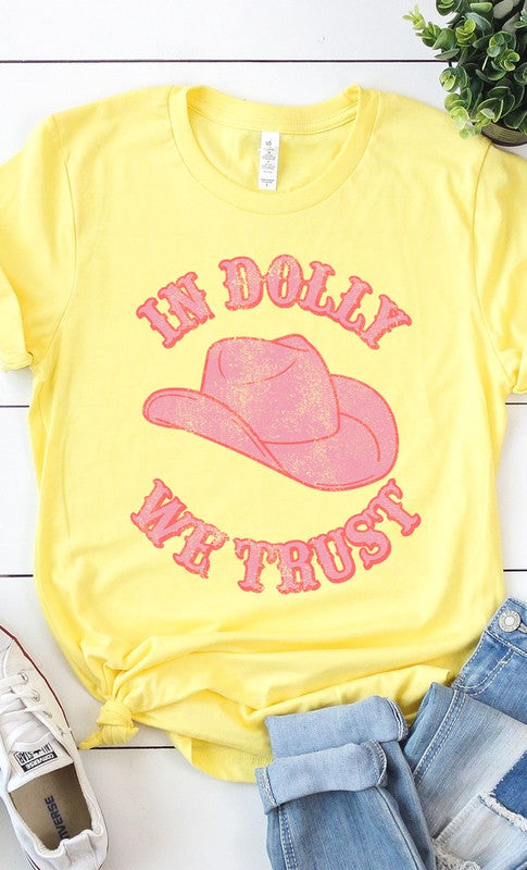 Retro In Dolly We Trust Graphic Tee