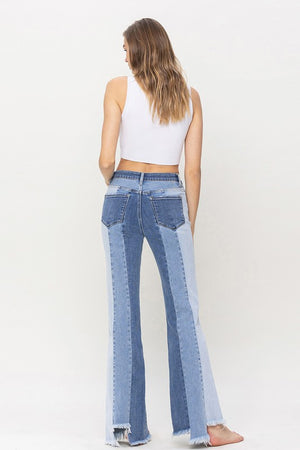 Denim Daze High Waisted Flare