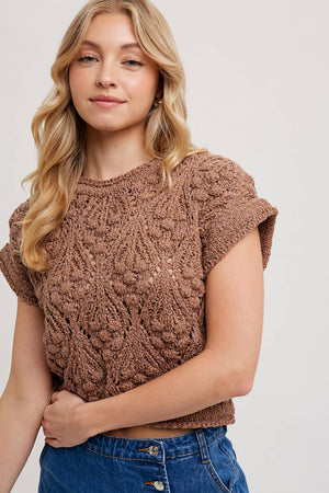 Little Spouse Sweater Top in Cream