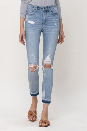 High Stepper Crop Ankle Denim