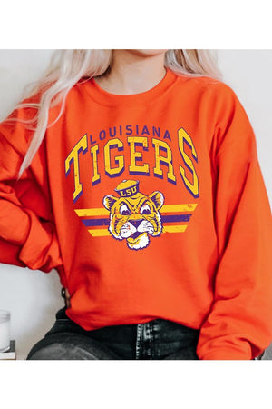 LSU Tigers Varsity Sweatshirt Plus Size