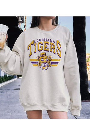 LSU Tigers Varsity Sweatshirt Plus Size