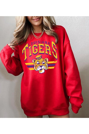 LSU Tigers Varsity Sweatshirt Plus Size