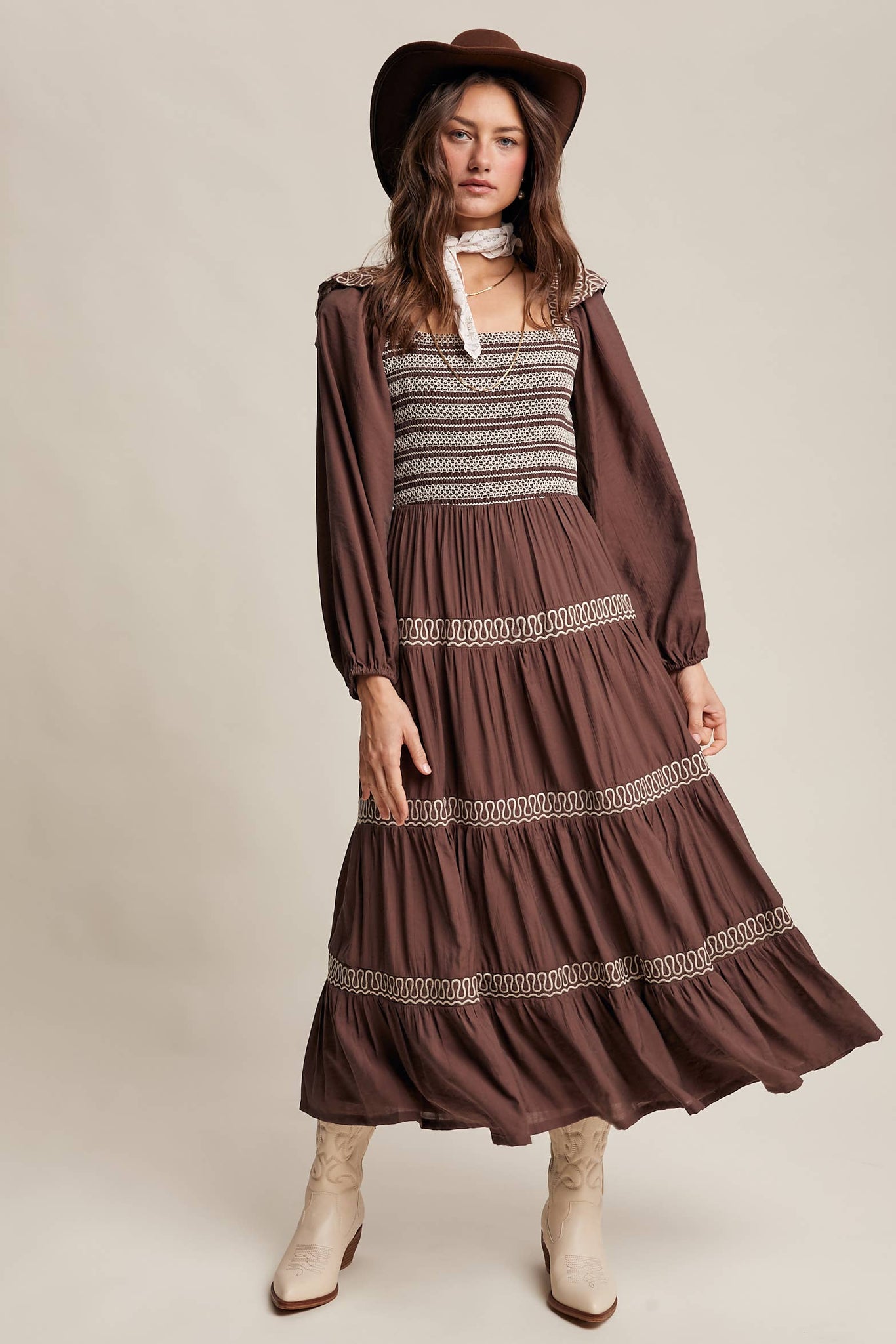 Lonesome Dove Western Smocked Dress