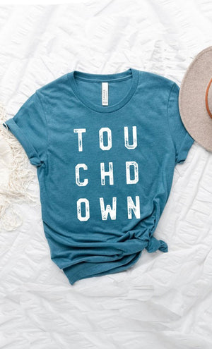 Retro Touchdown Graphic Tee in PLUS