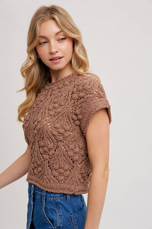 Little Spouse Sweater Top in Cream