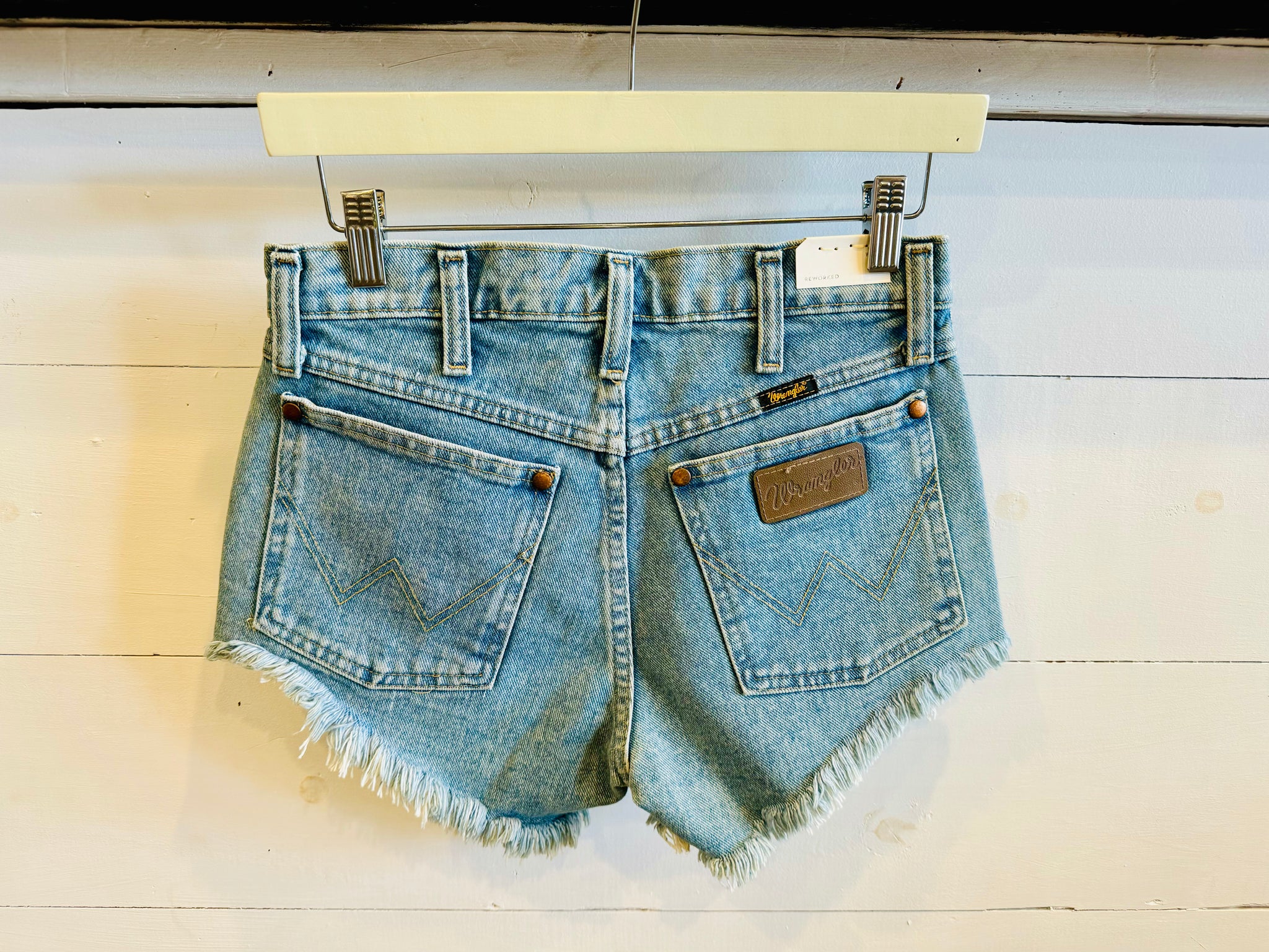 Wrangler Modern Cut Off Denim Shorts