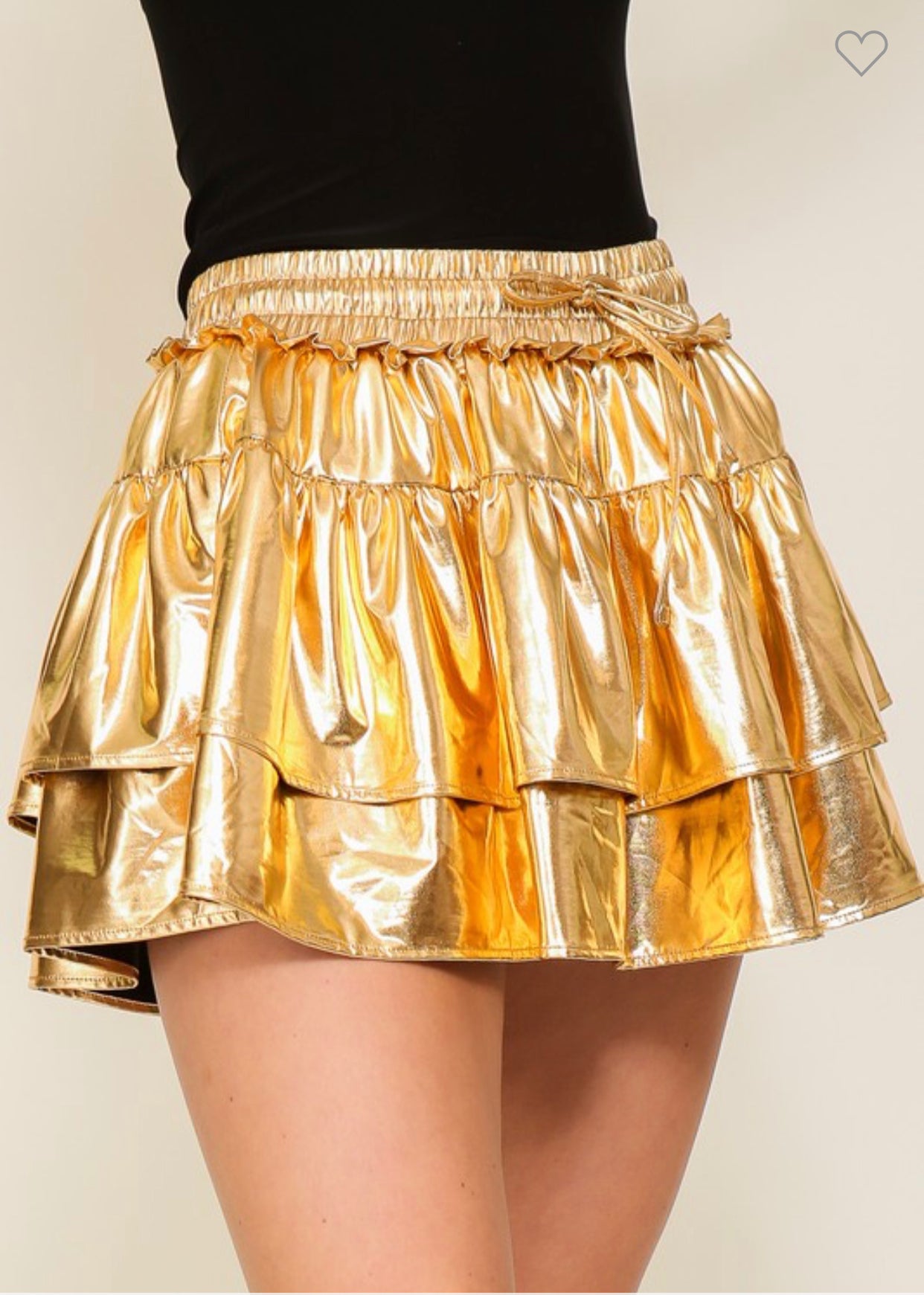 Cowboys and Angels Metallic Skort