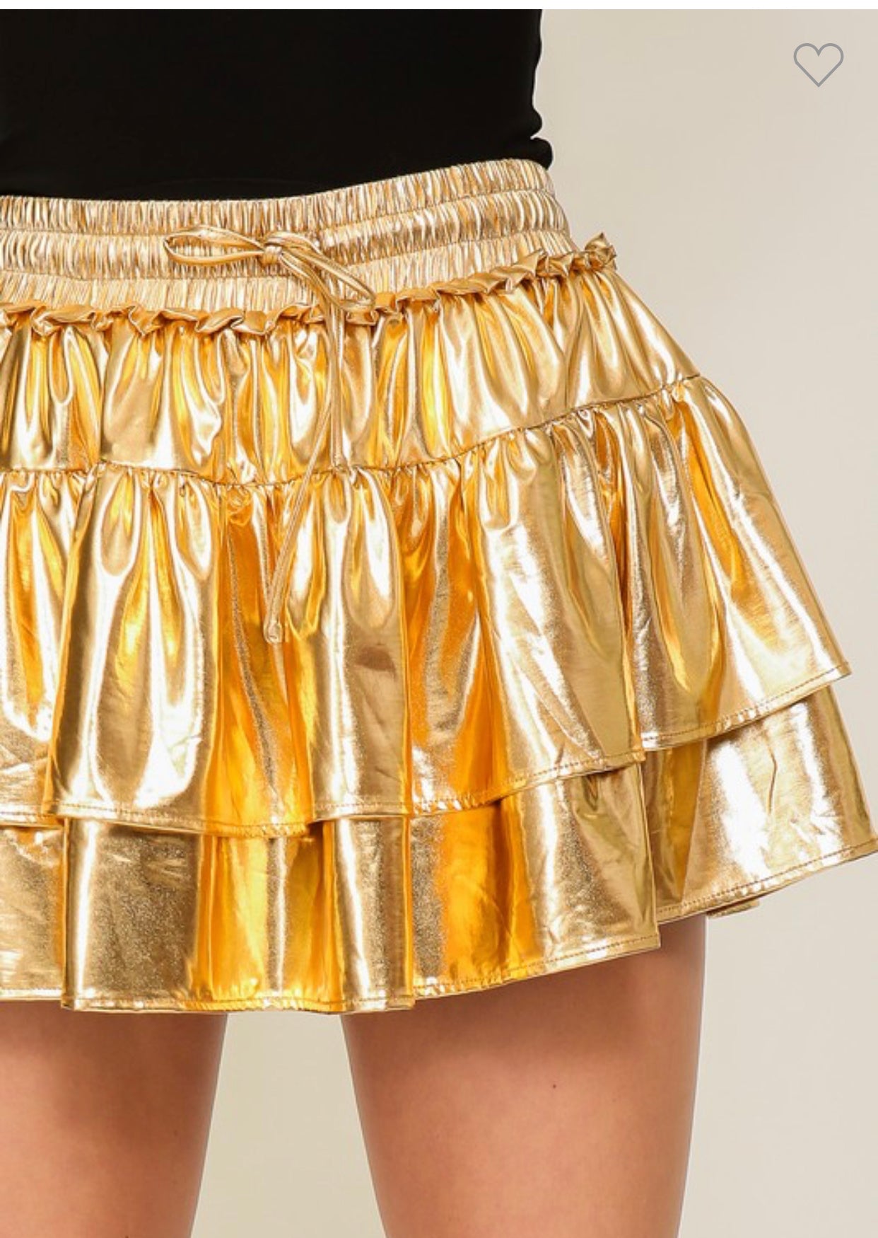 Cowboys and Angels Metallic Skort